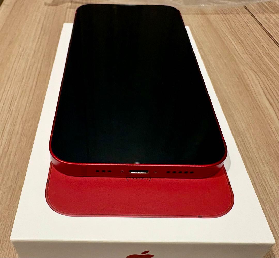 iPhone 13 256G レッド　SIM free　箱付き付属品有り