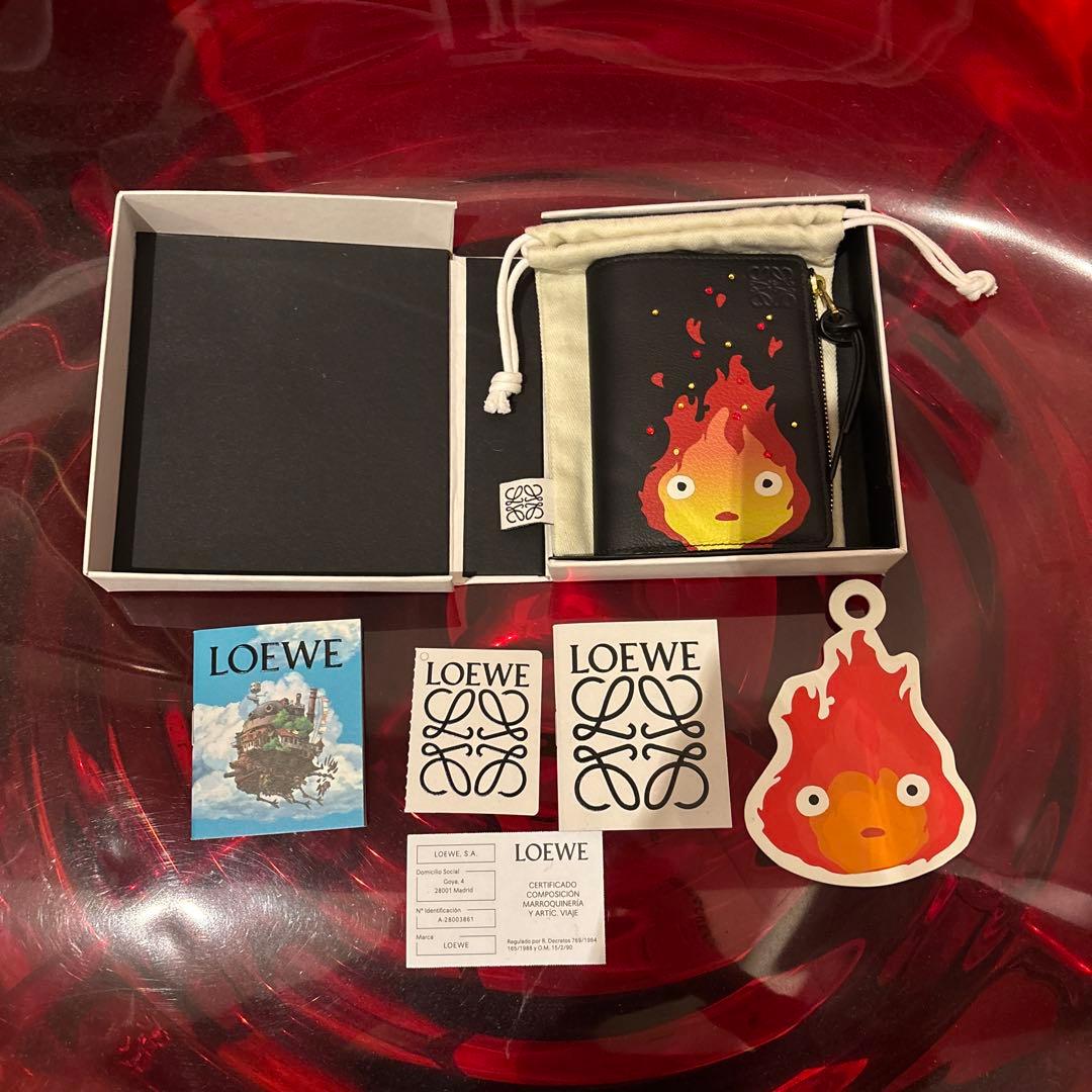 LOEWE×ジブリコラボ ハウルの動く城 カルシファーウォレット財布