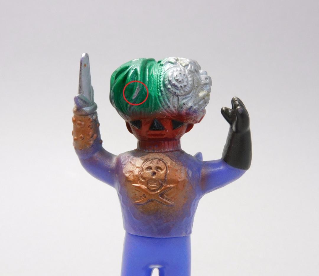 当時物 中嶋製作所 アストロミュー5 デビルバドー ソフビ 人形 レトロ