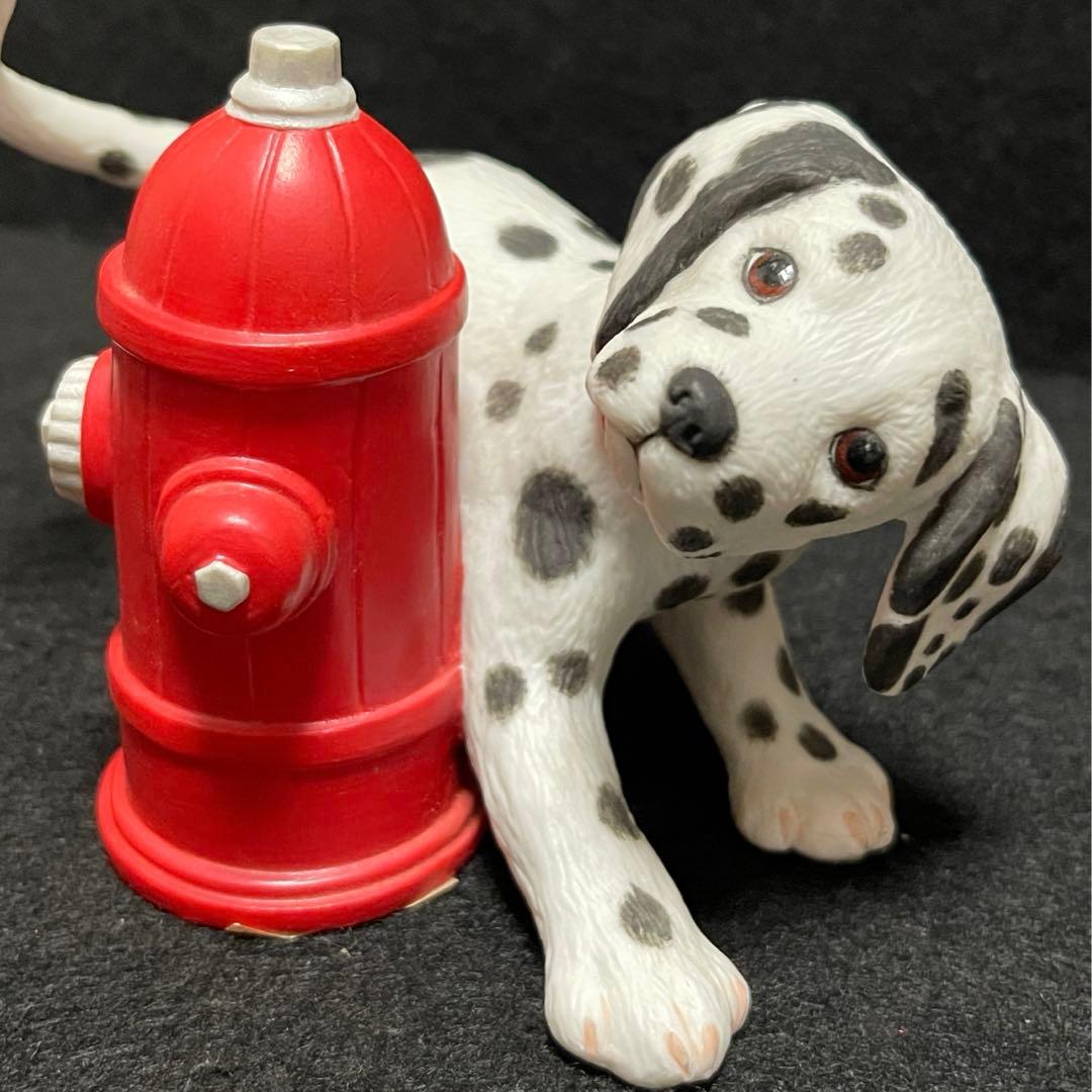 1993年ダルメシアンの子犬　陶器製　置物2個セット