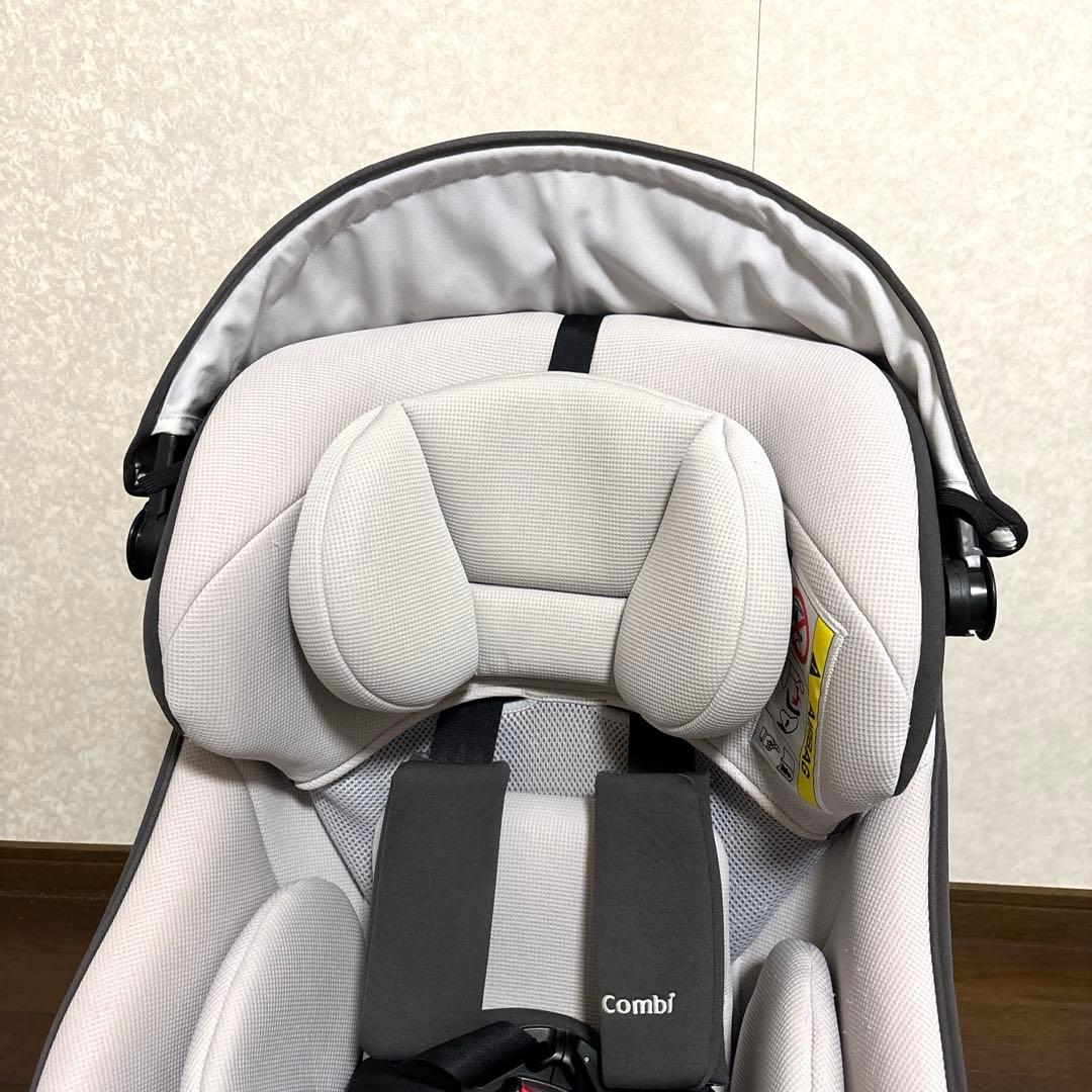 【美品】Combi クルムーヴスマート シートベルト固定 新生児OK
