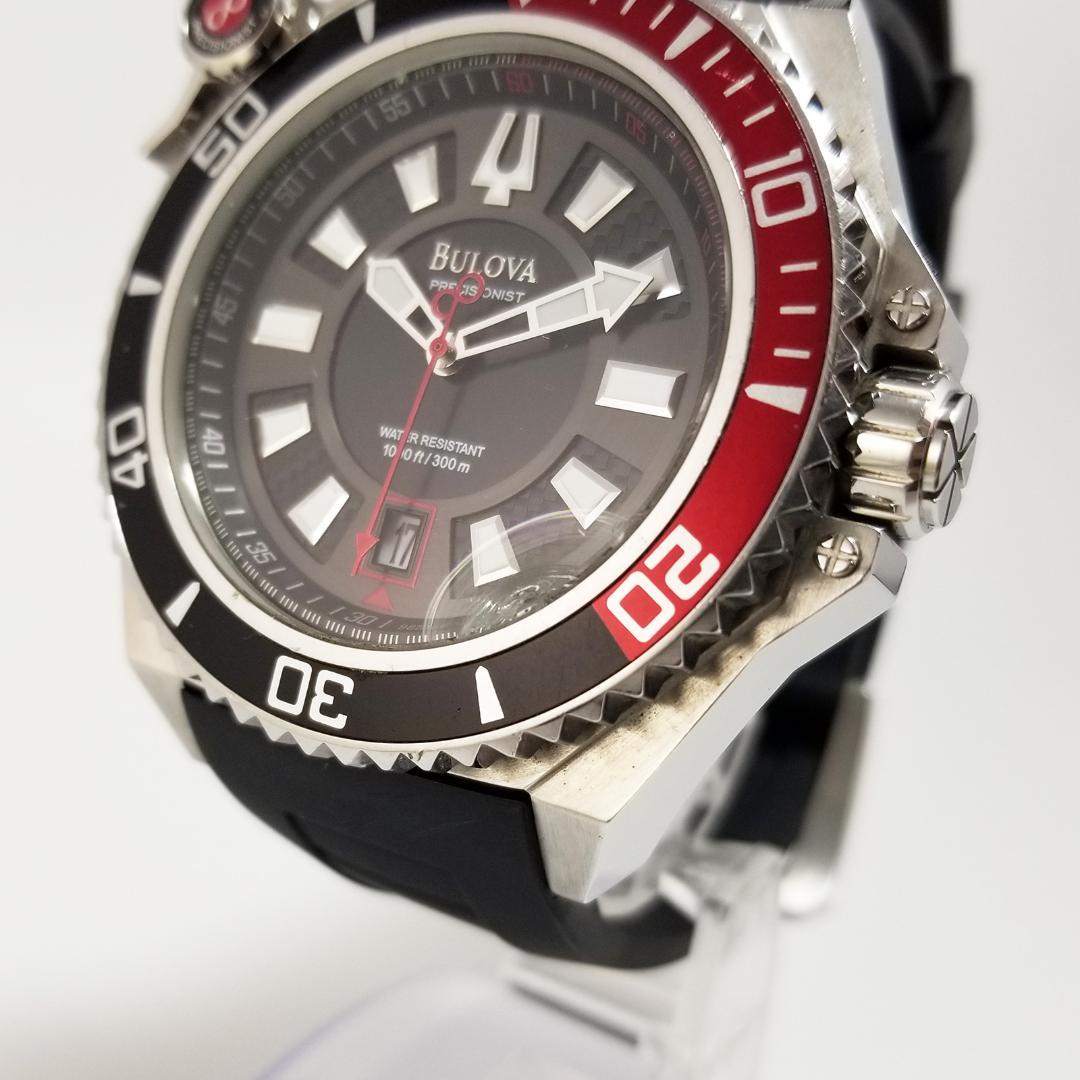 BULOVA ブローバ プレシジョニスト ブラック文字盤 C860983 稼働