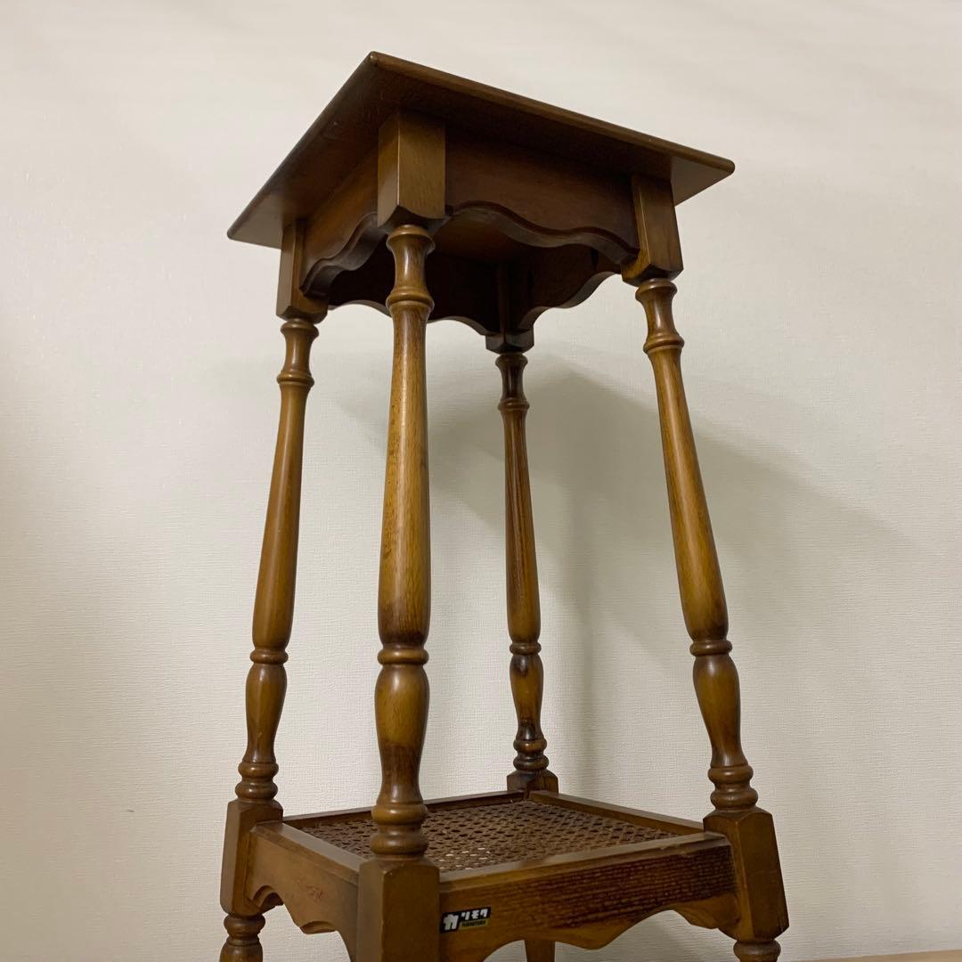 karimoku オールドカリモク サイドテーブル 花台 電話台 ヴィンテージ