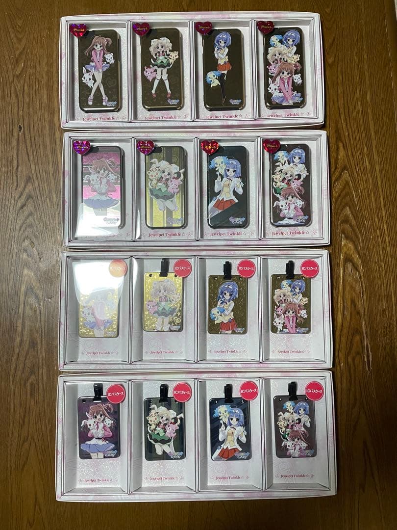 ジュエルペットてぃんくるicパスケース&iPhone6ケースセット計４種