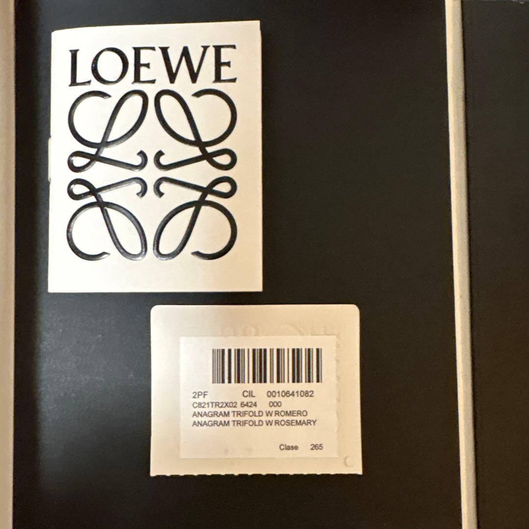 LOEWE ANAGRAM TRIFOLD W ROSEMARY 三つ折り財布