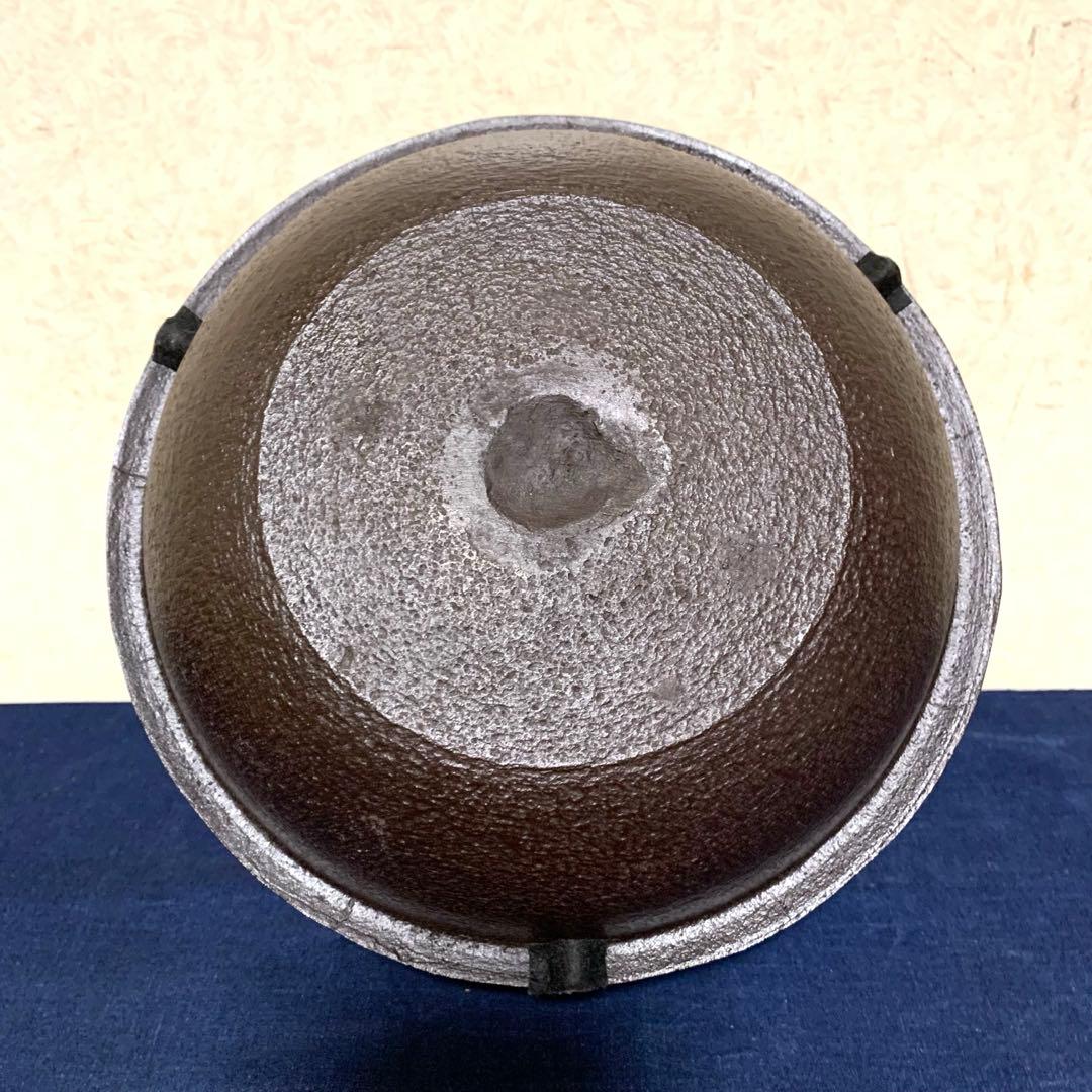 風炉 茶釜 電熱器 唐銅朝鮮風炉釜 野々田製電熱器 敷板 茶道具 お点前道具