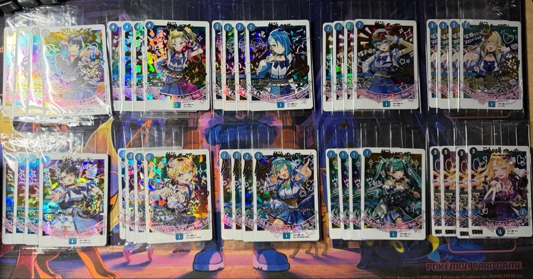 デュエマ　神アート　魔法少女アイドル　40枚セット