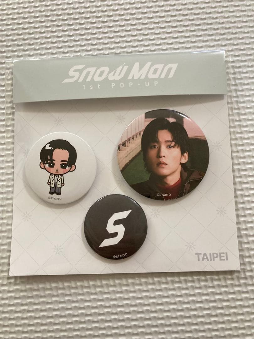 Man popup台北限定9人缶バッジセット　コンプリート