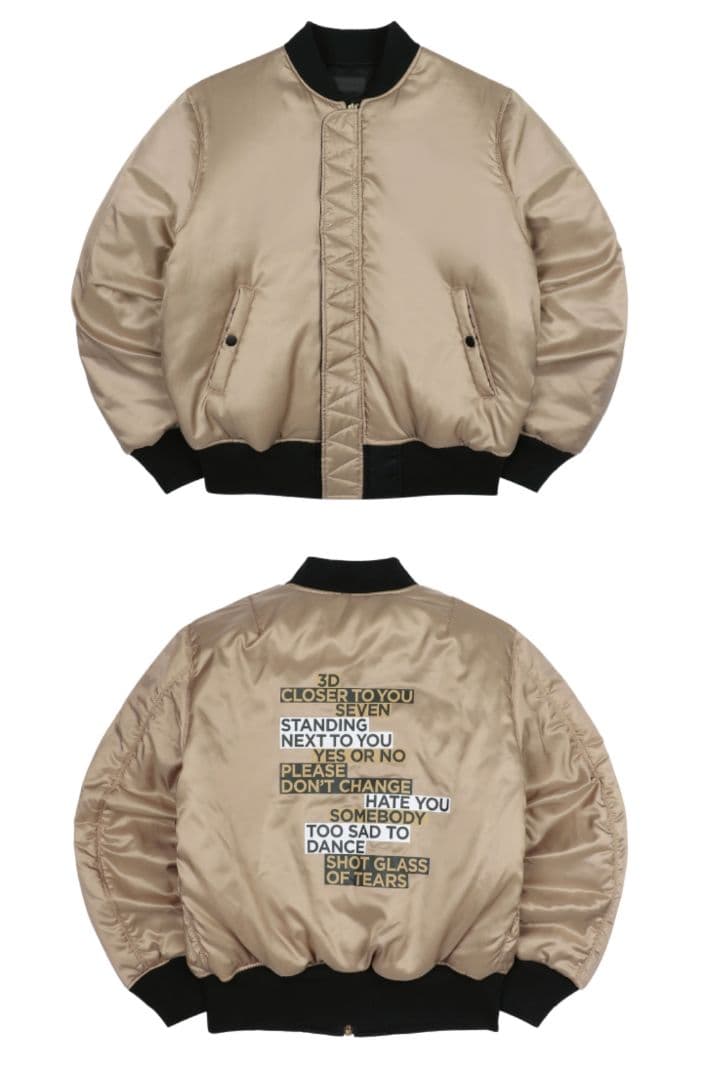 BTS JONGKOOK golden オーバーサイズ ボンバー ジャケット M