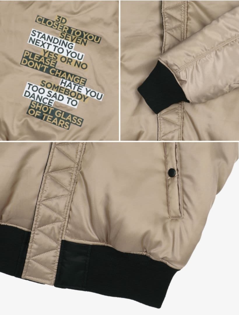 BTS JONGKOOK golden オーバーサイズ ボンバー ジャケット M