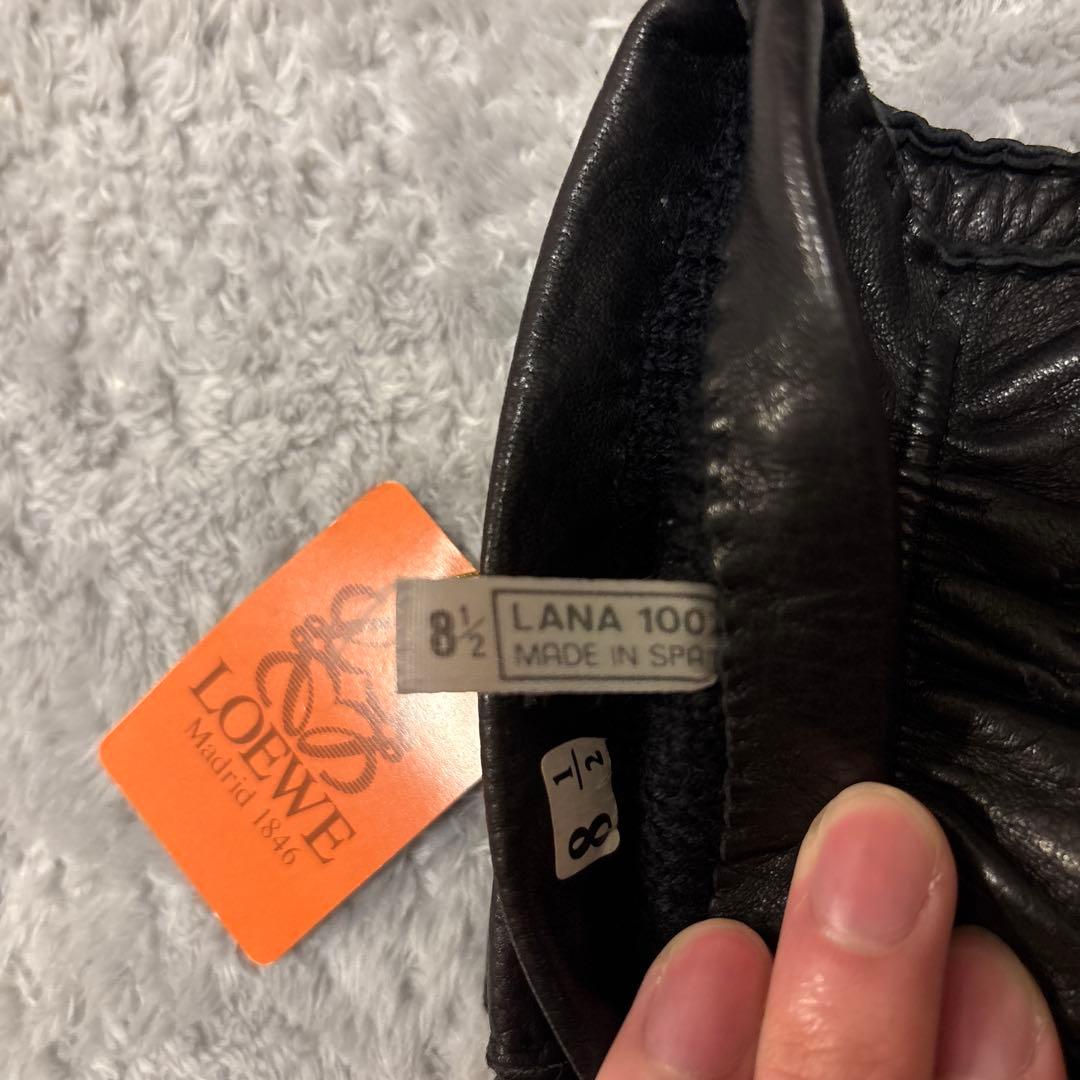LOEWE レザーグローブ　未使用タグ付
