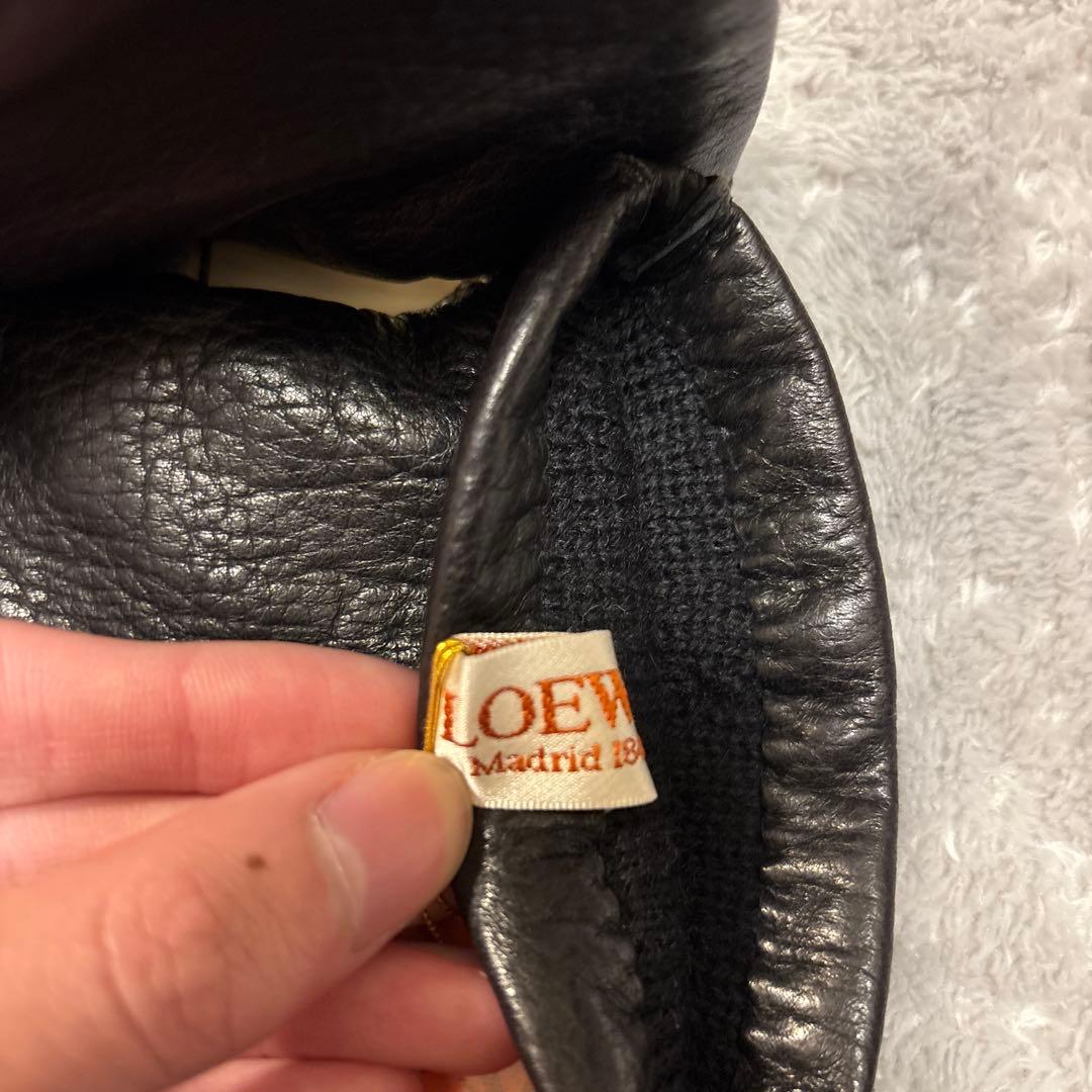 LOEWE レザーグローブ　未使用タグ付