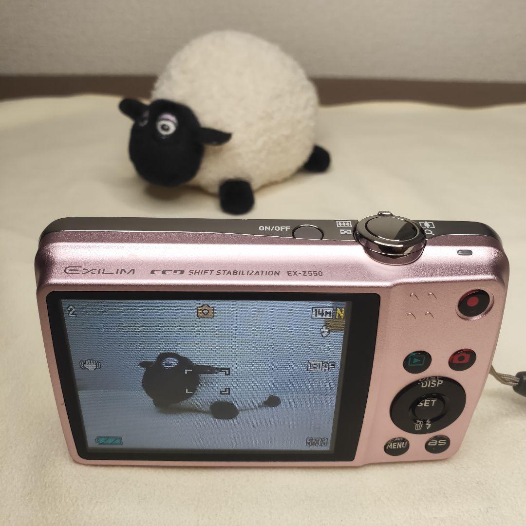 CASIO デジカメ EXILIM EX-Z550 ピンク EX-Z550PK