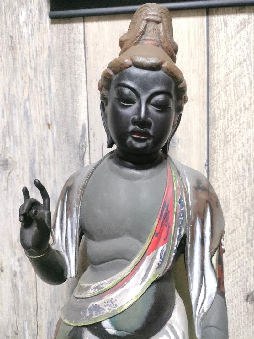 仏像 秋篠寺 国宝写 伎芸天立像 沢井寿 約60cm