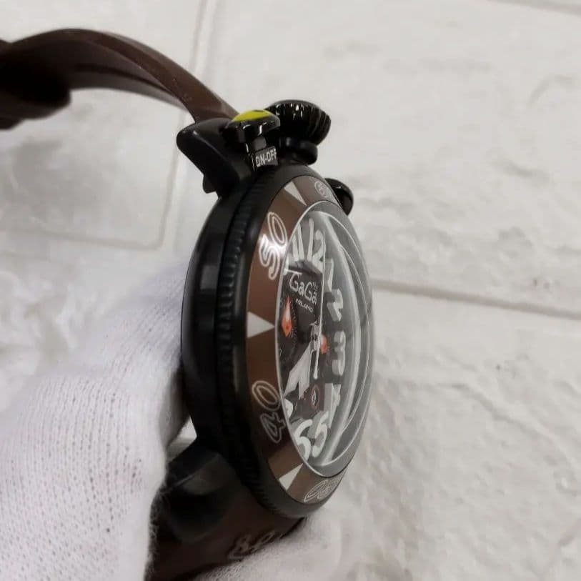 ガガミラノ Gaga Milano 6054.5 クロノ 48mm ラバーベルト
