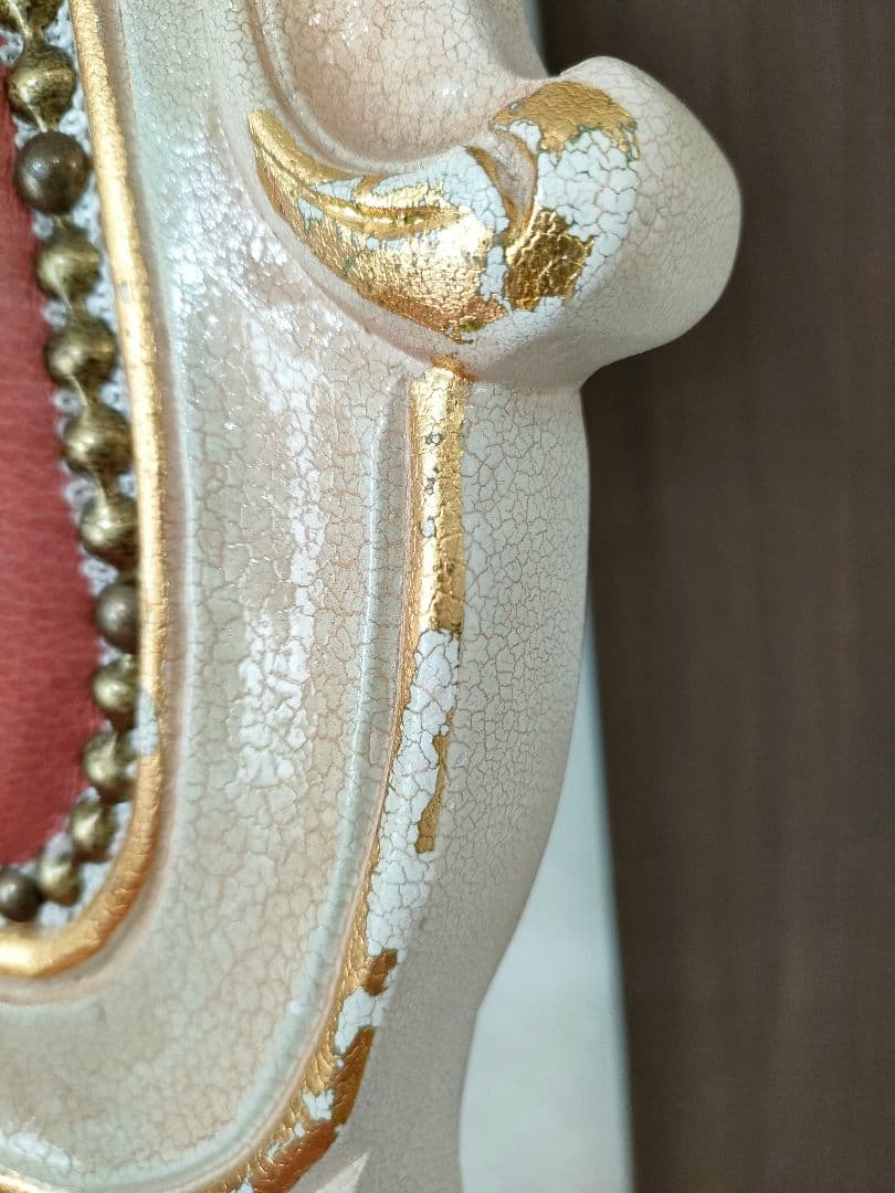 【おけい♛ྀི親孝行中様用】ロココ調 ダイニングチェア 1脚（１つ目）