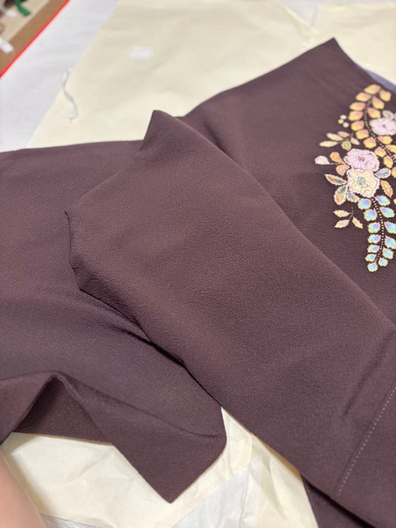 ハタボー 値下げ！美展誂え　辻ヶ花訪問着と、袋帯セット