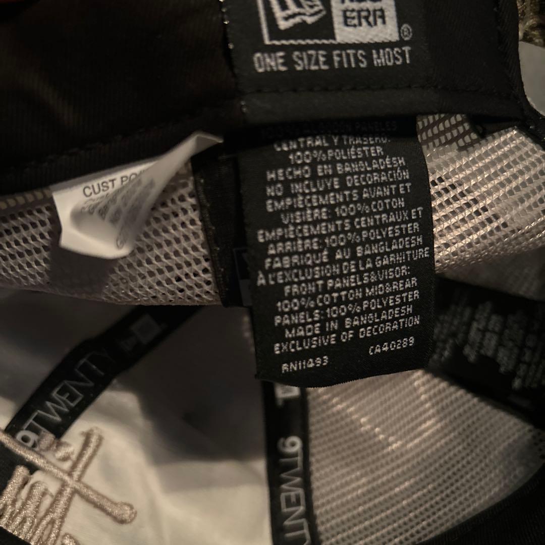 STUSSY 9TWENT メッシュキャップ　ニューエラ　　リアルツリー　迷彩