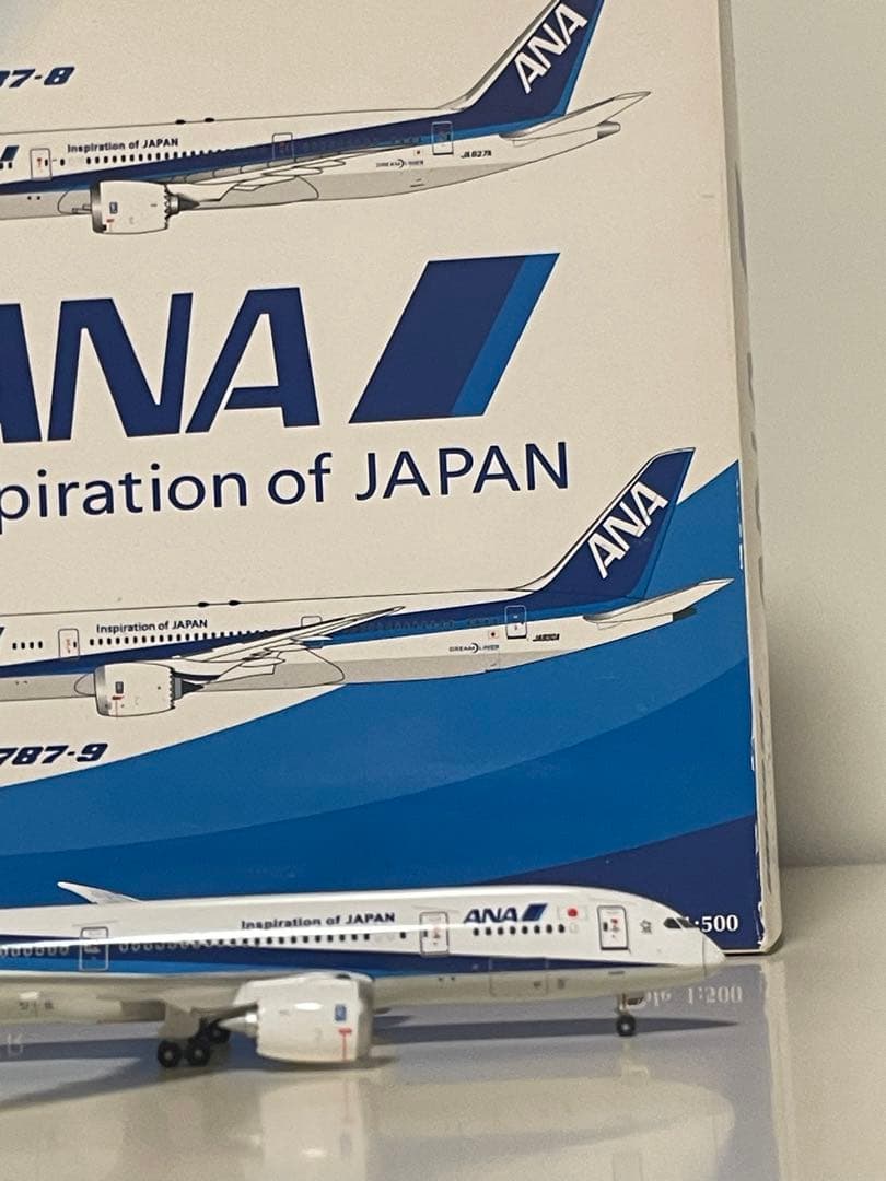 航空機・ヘリコプター JCwings ANA B787-8 JA827A 1/500