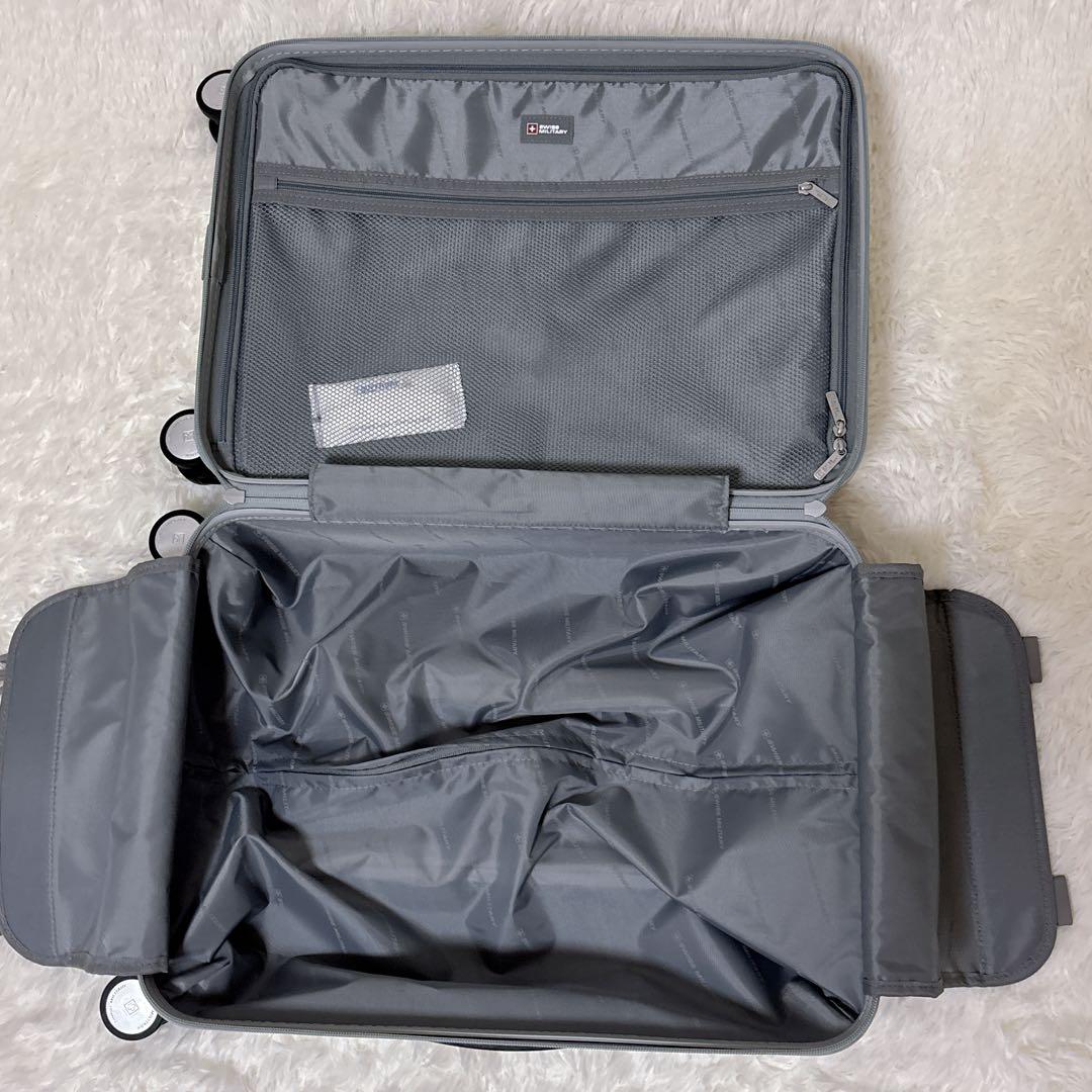 スイスミリタリー 20インチ スーツケース キャリーケース シルバー 機内持込み