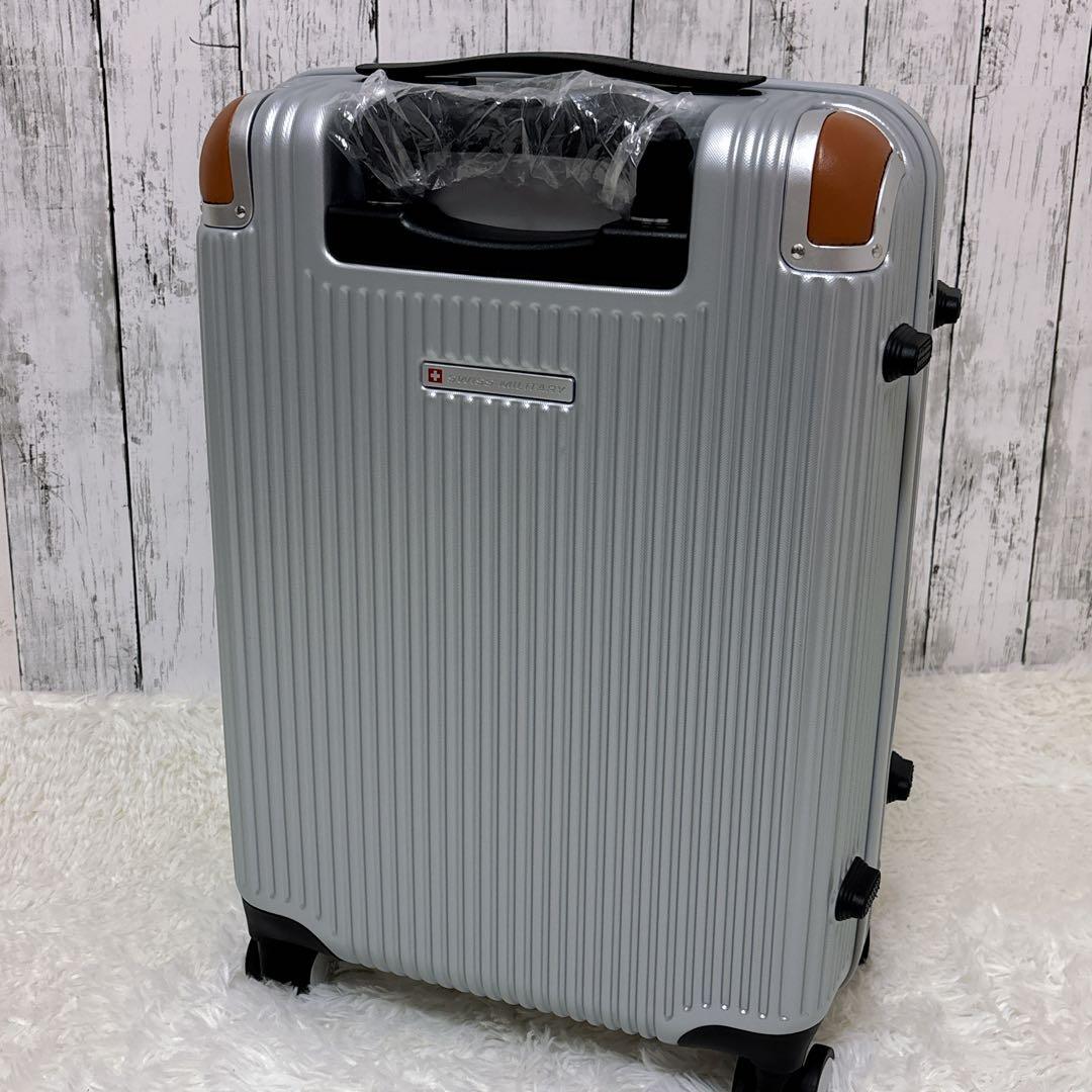 スイスミリタリー 20インチ スーツケース キャリーケース シルバー 機内持込み