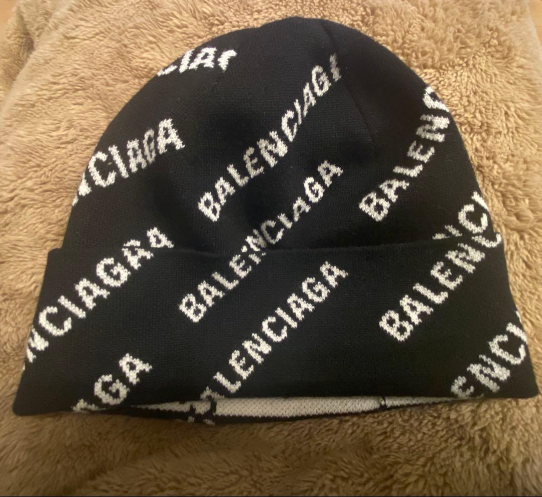 BALENCIAGA ニット帽/ビーニー ブラック