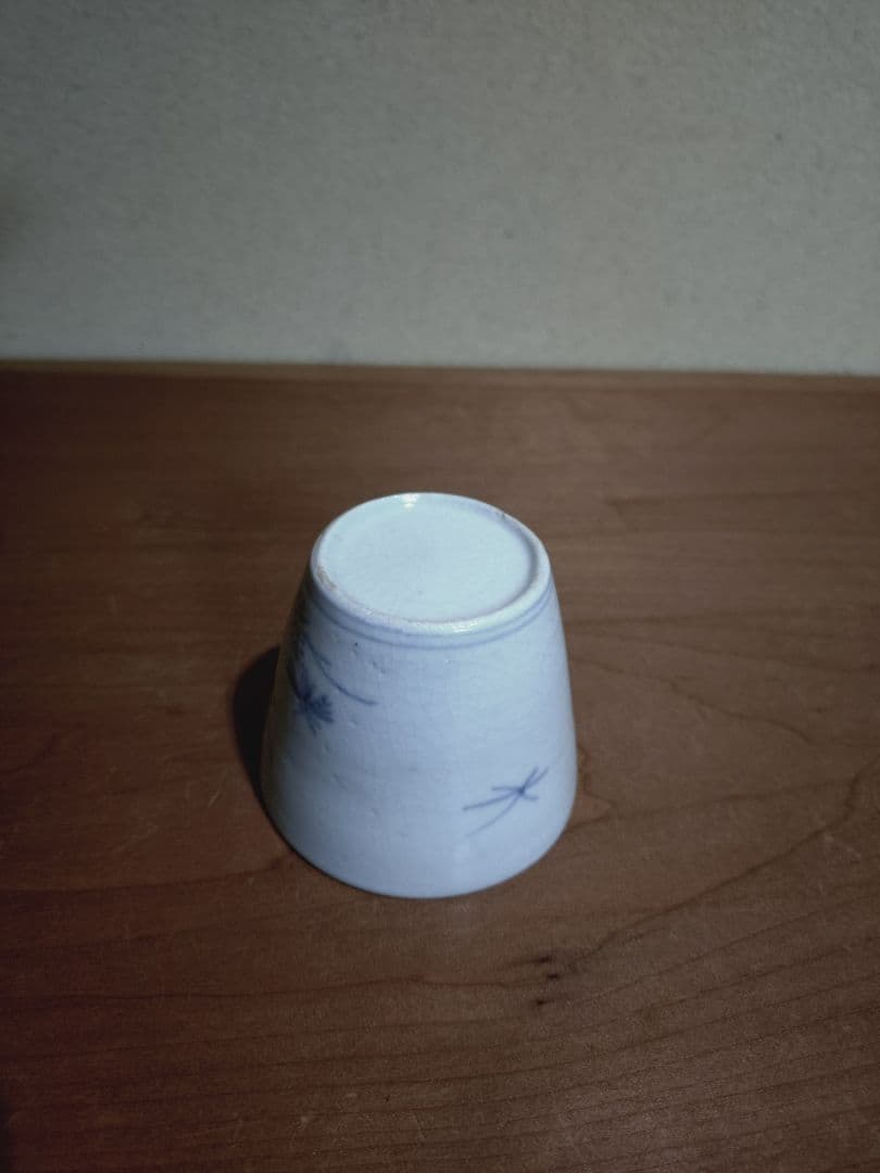 古伊万里 撫子蝶紋 猪口