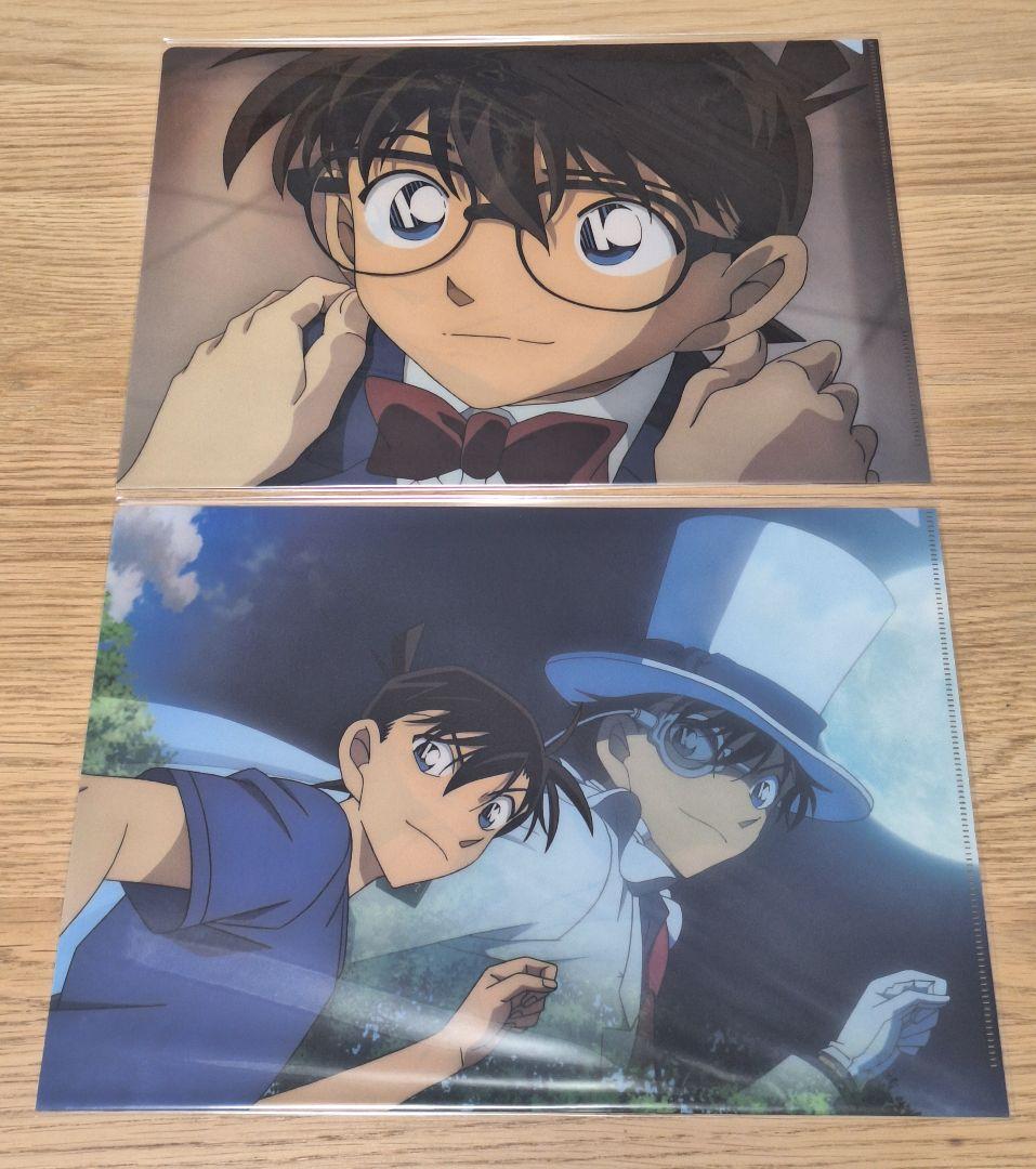 名探偵コナン 紺青の拳 場面写クリアファイルセット 工藤新一 毛利蘭 怪盗キッド
