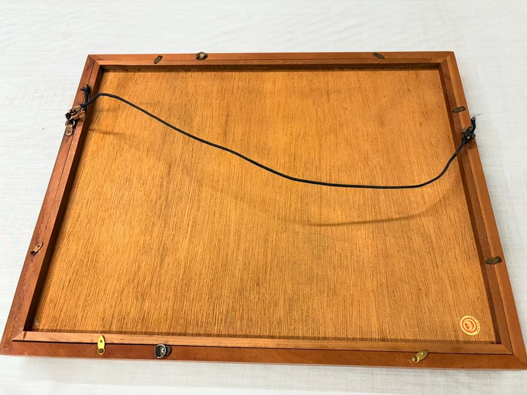 猫　挿絵　額　絵画　中国美術　額