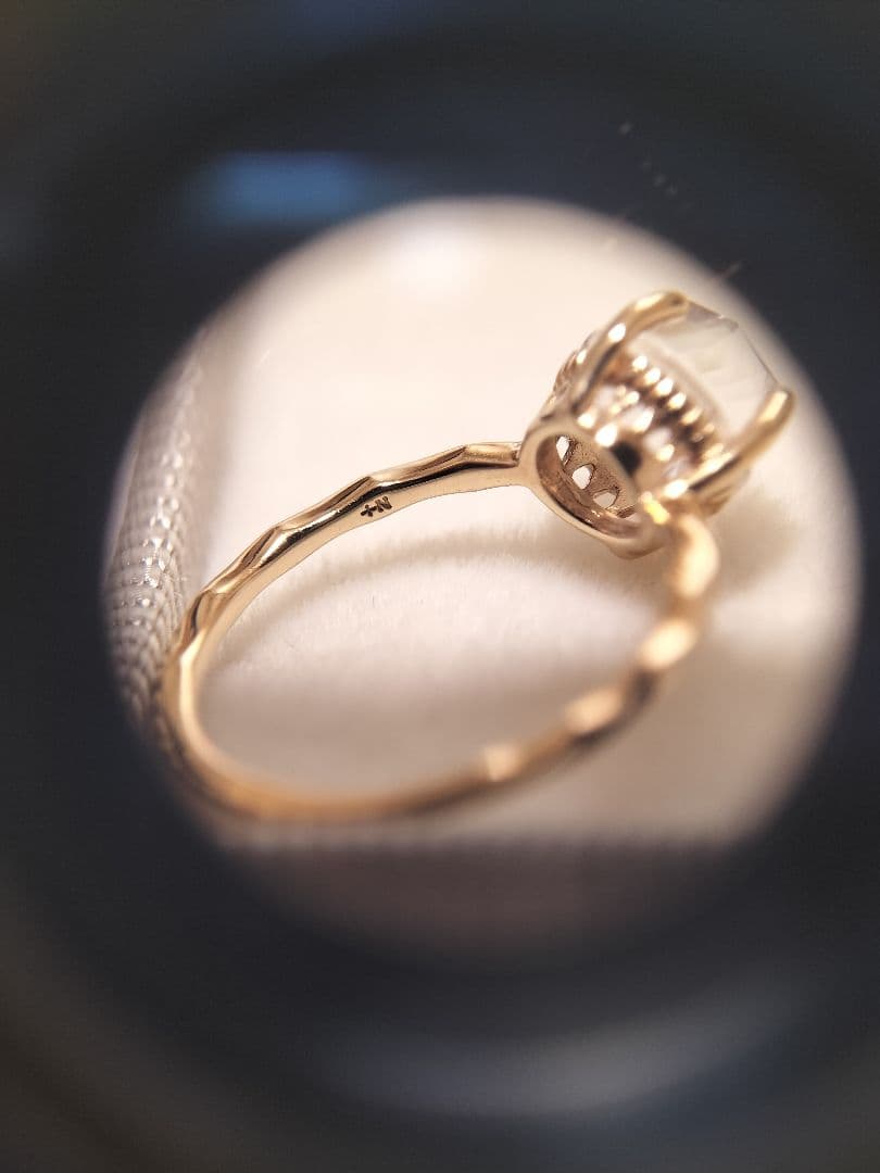 【むつみ】ノジェス★ピンキー リング ピアス★K10 クォーツ