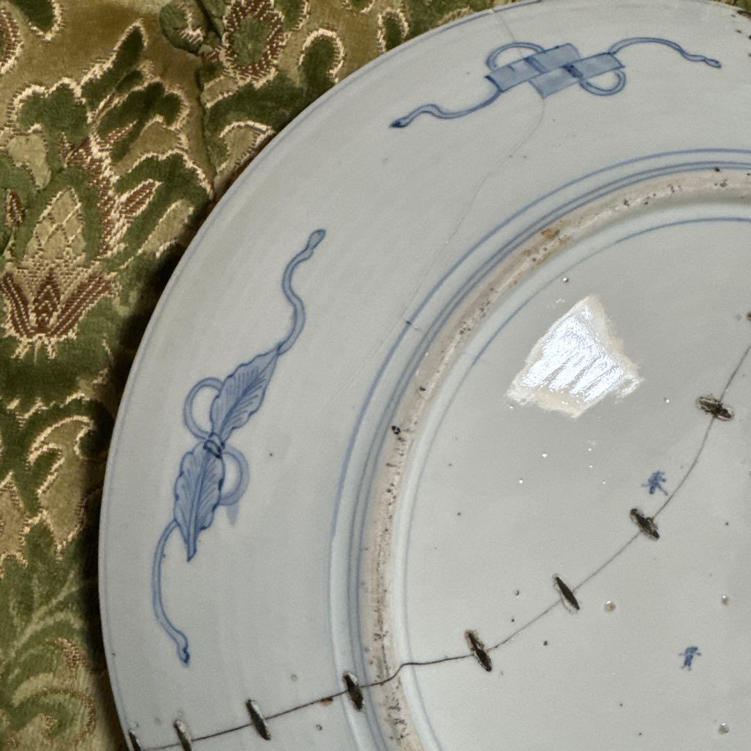 特大！47.5センチ　古伊万里　大皿　江戸時代　富貴永春