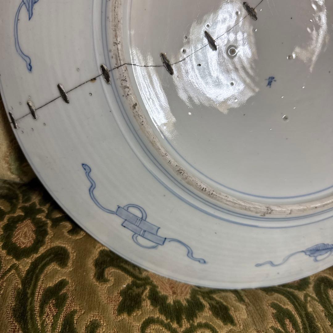 特大！47.5センチ　古伊万里　大皿　江戸時代　富貴永春