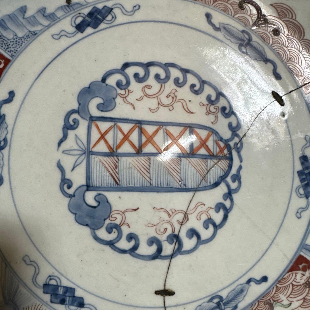 特大！47.5センチ　古伊万里　大皿　江戸時代　富貴永春