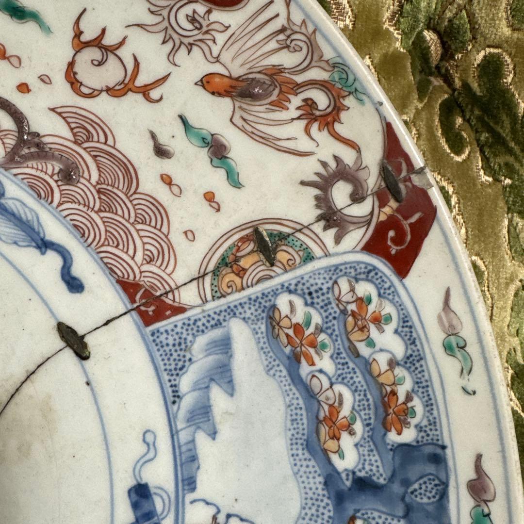 特大！47.5センチ　古伊万里　大皿　江戸時代　富貴永春
