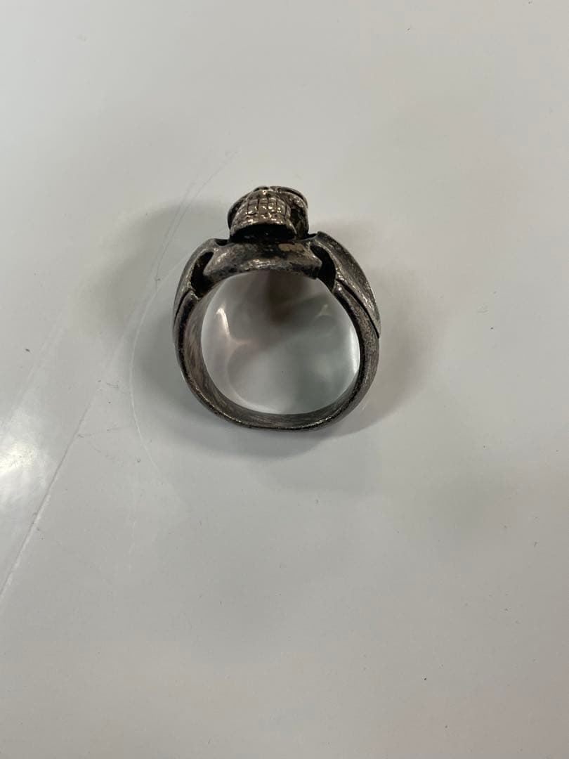silver925 Skull Ring y2k ギャル男　PUNK NANA