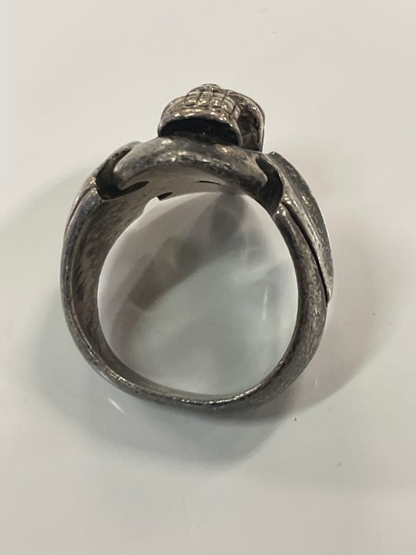 silver925 Skull Ring y2k ギャル男　PUNK NANA
