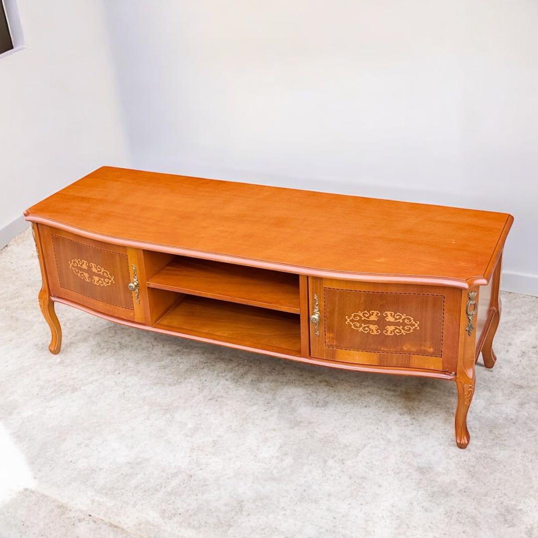 HR855 イタリア製　象嵌　テレビボード　猫脚　高級