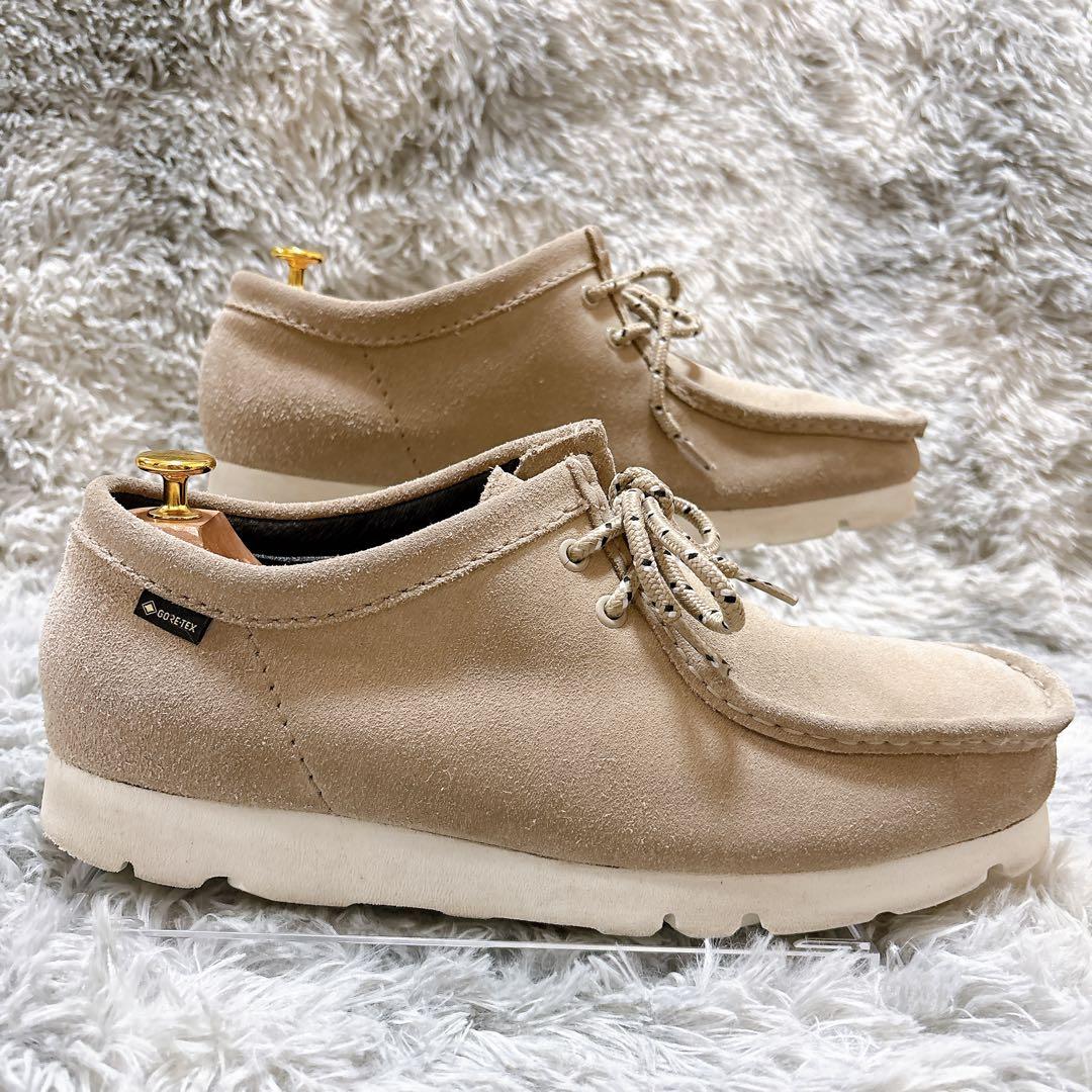【美品】clarks wallabee ゴアテックス　クラークス ワラビー　28
