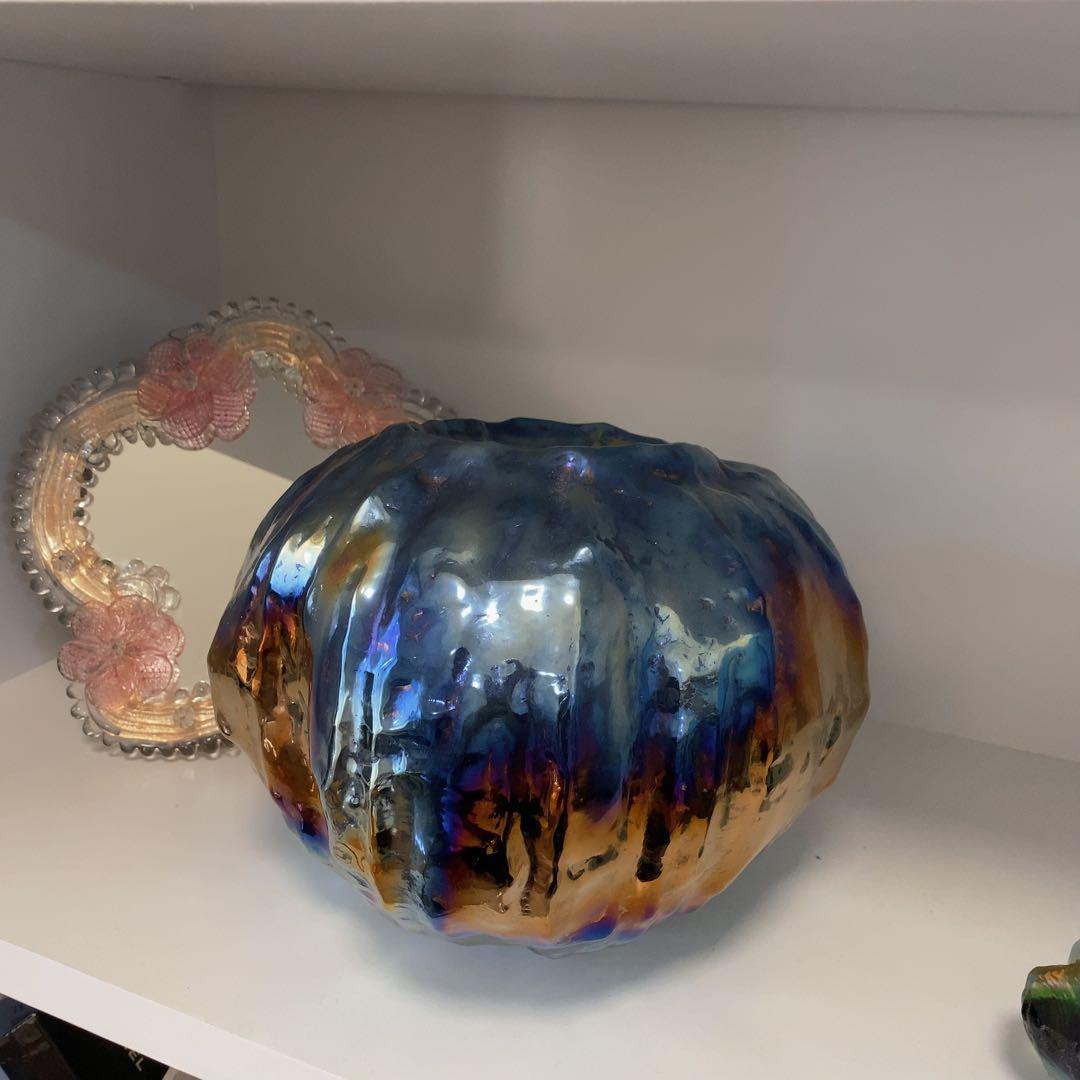 蒼い華器　与吉　チタン