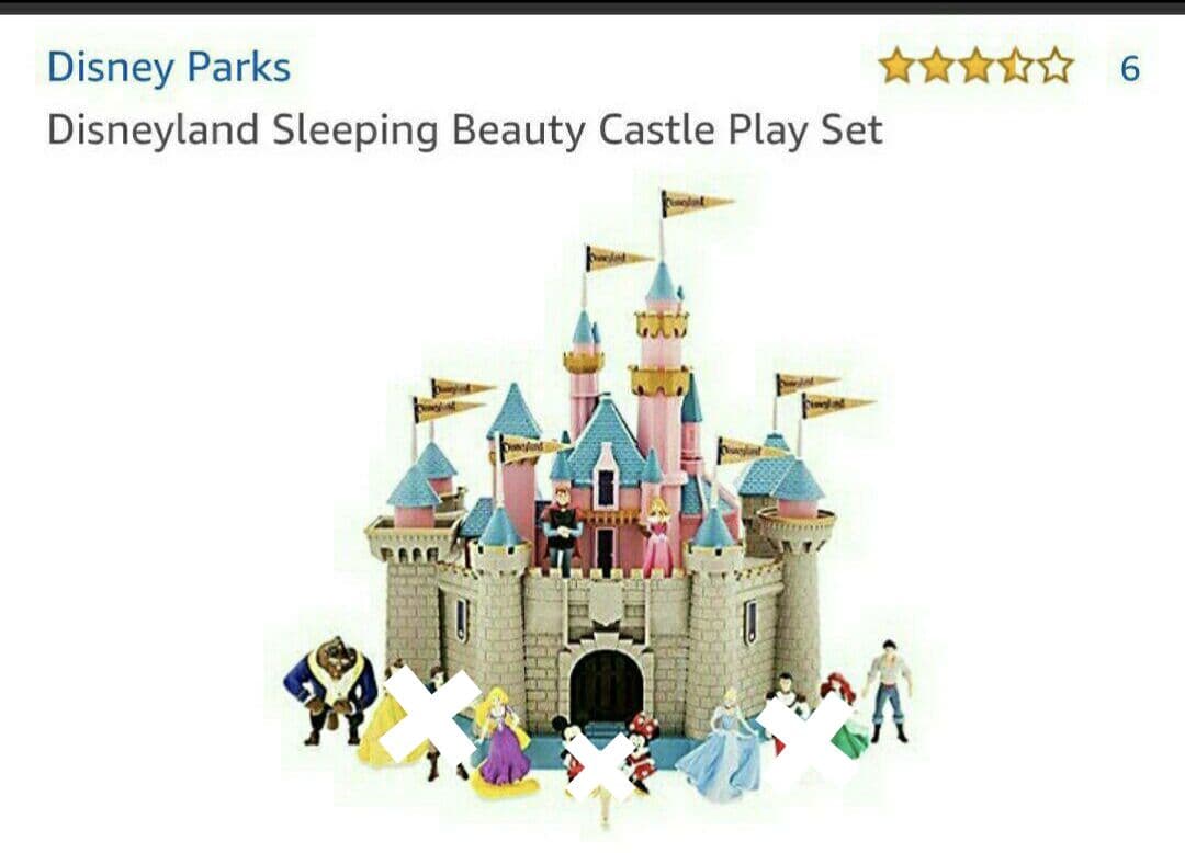 日本未発売アメリカ購入★眠れる森の美女　オーロラ姫お城　キャッスルプレイセット