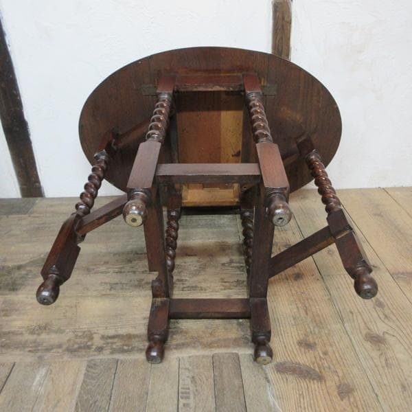 英国 アンティーク 家具 スモールゲートレッグテーブル バタフライ 6060e