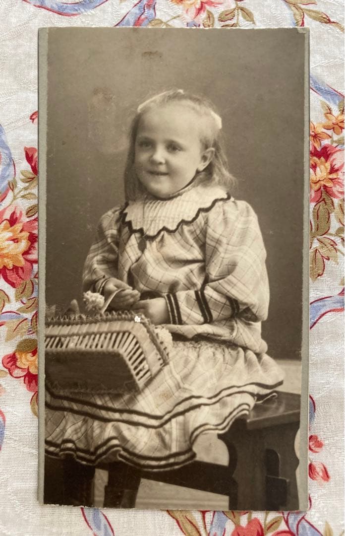 【M005】カルト・ド・ヴィジット　女の子　3枚セット