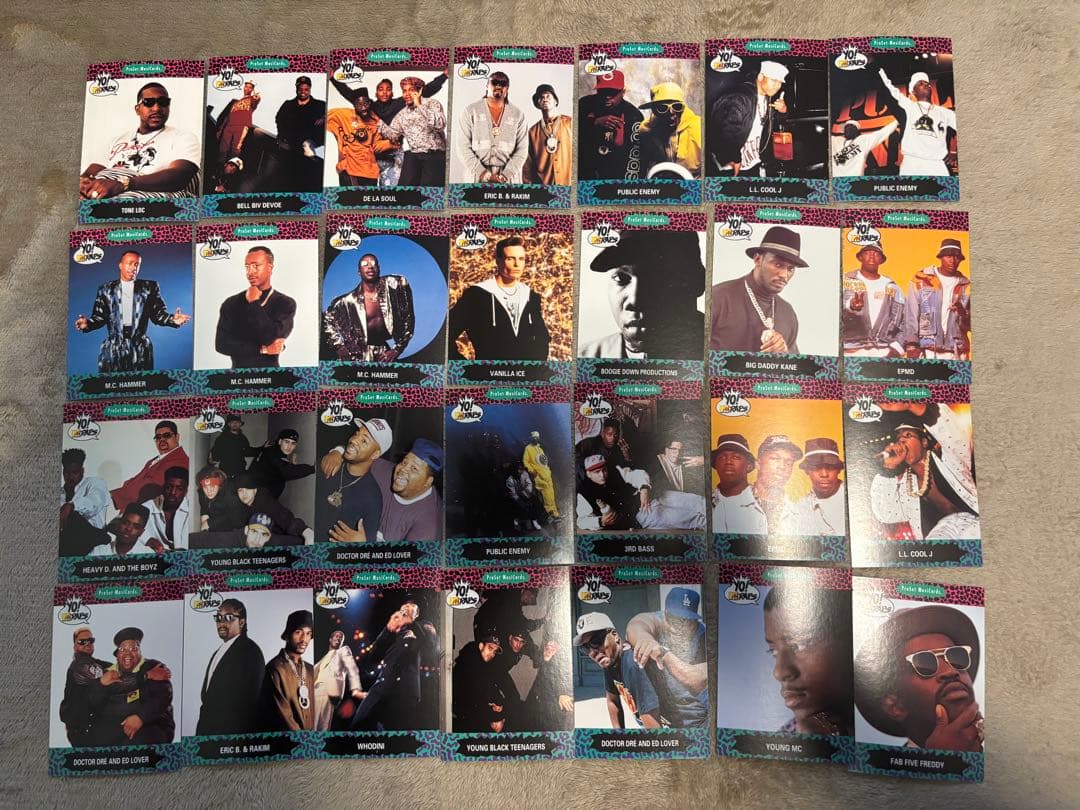 ｙｏ！M TV RAPsヒップホップアーティストトレーディングカード76枚セット