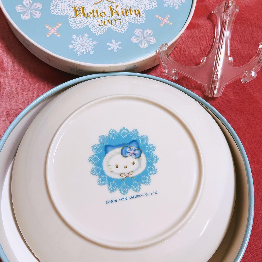 希少レア　ハローキティ　2007 記念プレート　マグカップ　スタンド付　サンリオ