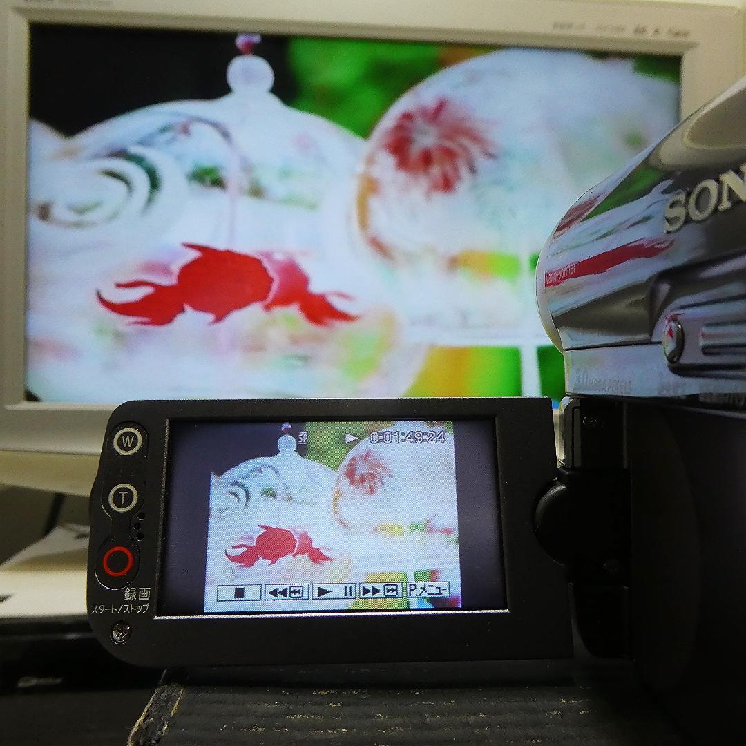 動作品 ソニー DCR-HC90 MiniDVビデオカメラ　DVD化に最適