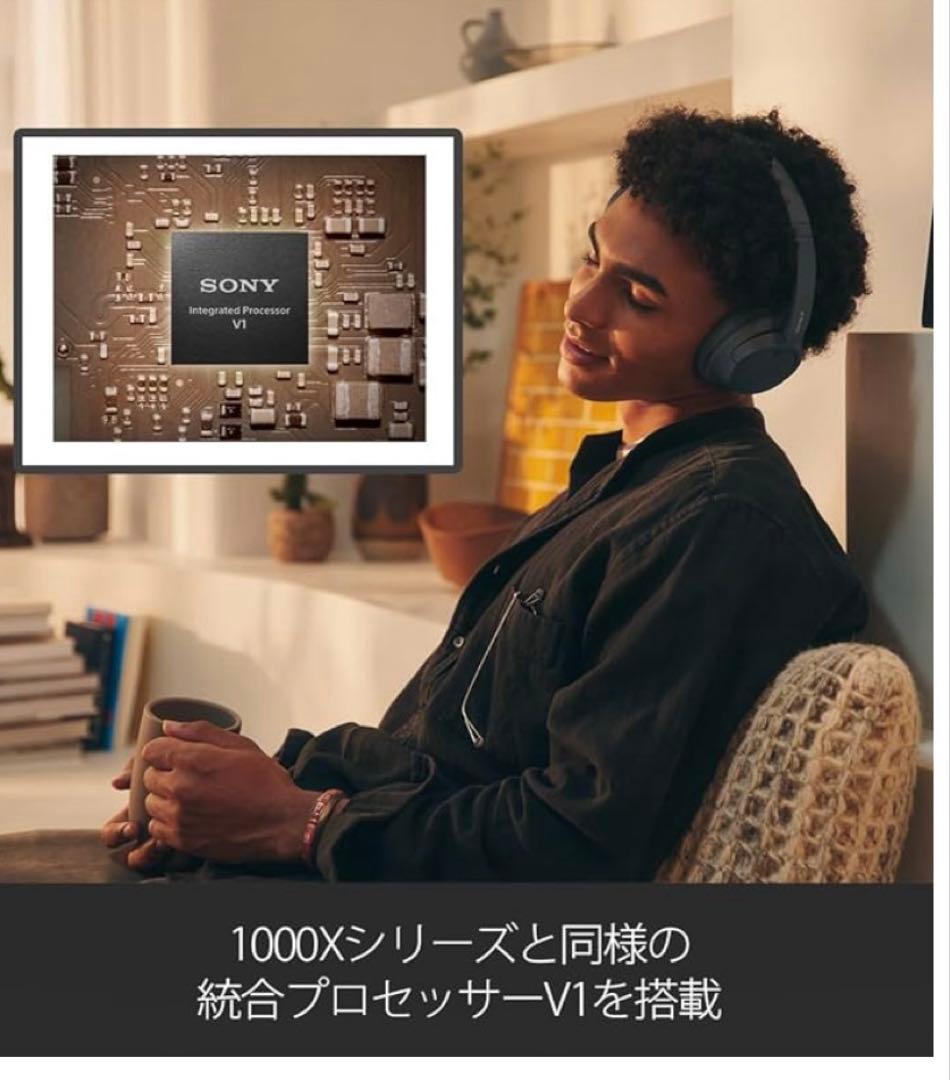 SONY ワイヤレスヘッドホン WH-CH720N ホワイト