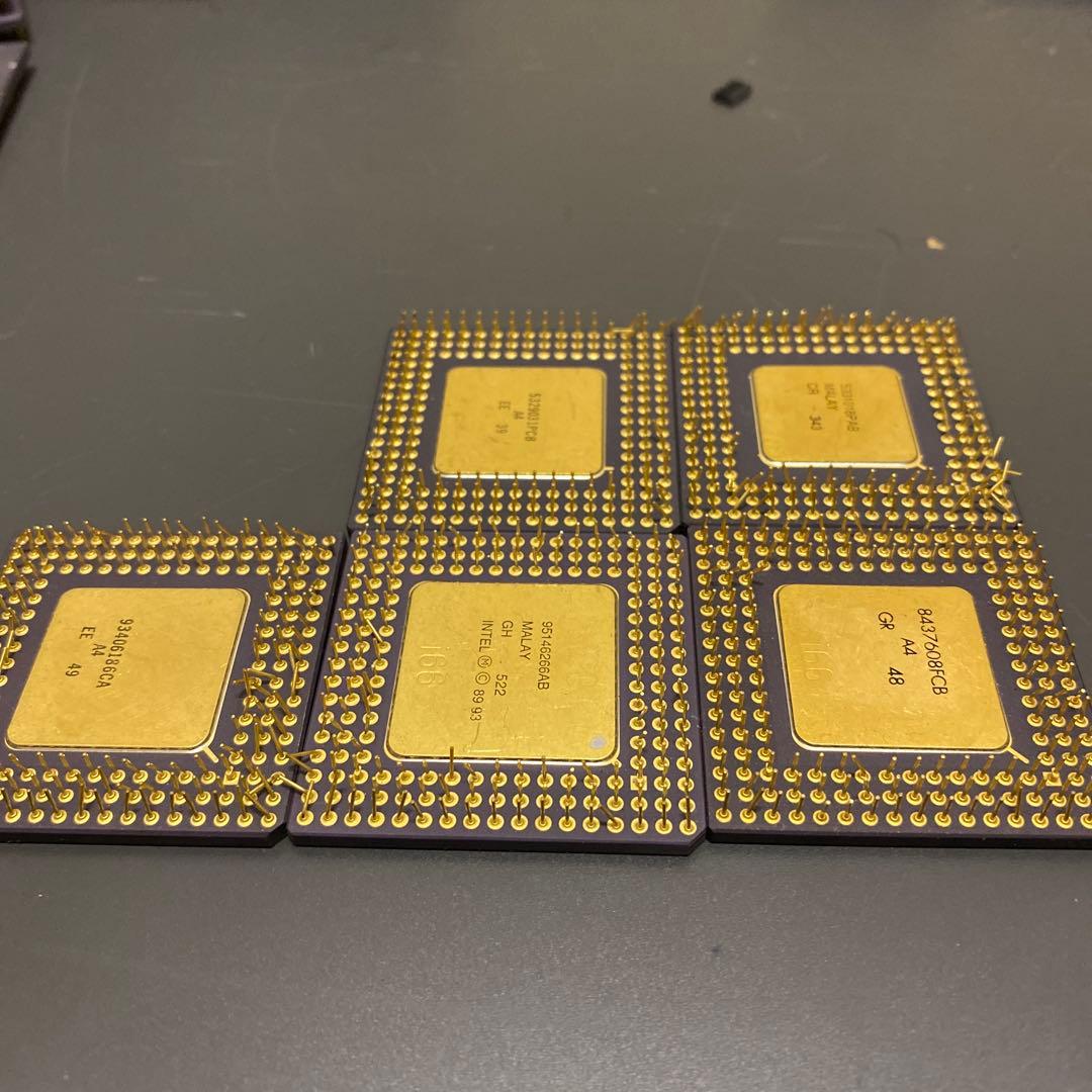 レトロ　CPU Intel i486DX2