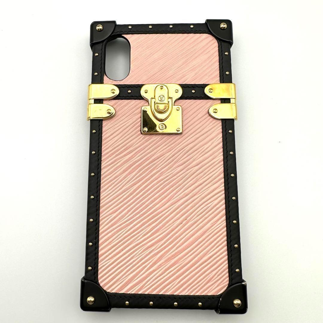 iPhoneケース　LOUIS VUITTON アイトランク　X XS ピンク