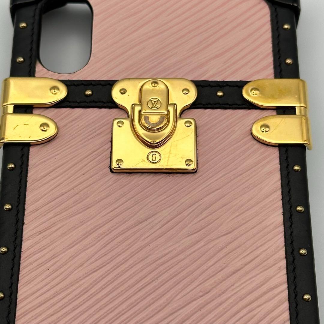 iPhoneケース　LOUIS VUITTON アイトランク　X XS ピンク