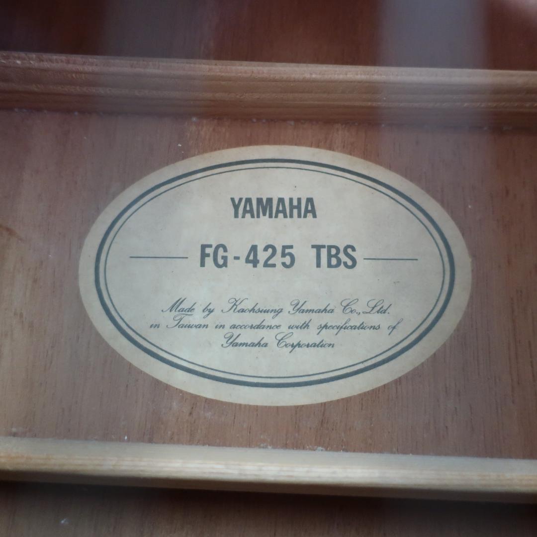 YAMAHA FG-425 TBS アコースティックギター ヤマハ製ケース付